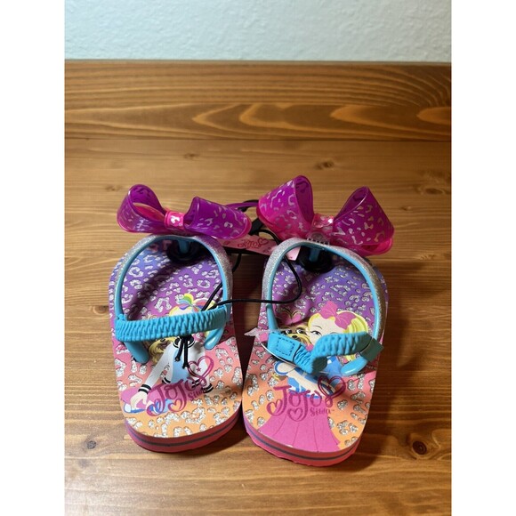 JOJO SIWA Flip Flops Beach Sandals Toddler's Girl's Size 5/6 - Picture 4 of 6